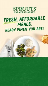 Make life easier (and healthier) with fresh meals that are ready to eat, heat and cook, exclusively at Sprouts. | Sprouts Farmers Market | Facebook