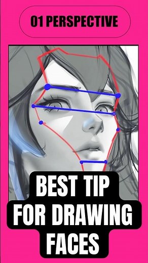 BEST TIP for Drawing BETTER FACES!!