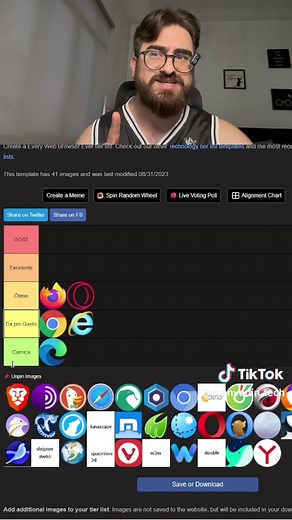 Melhor navegador 2026: tier list e ranking de navegadores