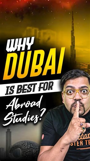 😱 Why Dubai is best for Abroad Studies? #studyabroad #abroadinformation #studyforfree #harshsir