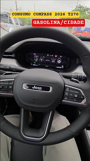 How fuel-efficient is the Jeep Compass T270 Flex (gasoline) in the city?