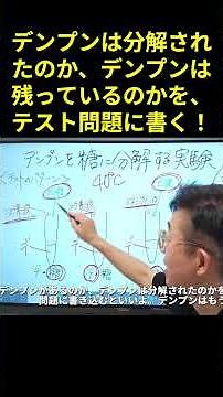 入試によく出る唾液の実験（デンプンを糖に分解）のポイント解説