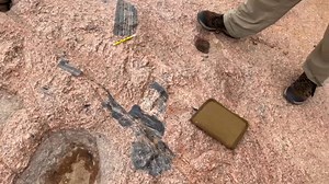 Ever seen a rock inside another rock? 🪨 In this video, Dr. Rachel Phillips (Geo Girl) shows some behind the scene footage of a recent Geological Society of America field trip to "Xenolith City" near Kingsland, TX to explore these billion-year-old time capsules and what they tell us about Earth's past! 🌎 Check out the full video on YouTube: geosociety.co/xenoliths | Geological Society of America