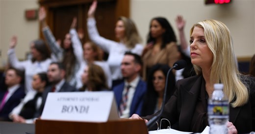 Pam Bondi refuses to apologize to Epstein survivors