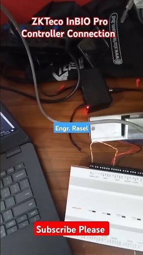 Zkteco Inbio Pro Controller Connection. #zkteco #accesscontrol #connection