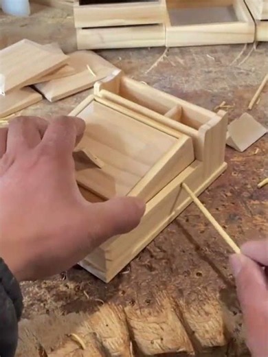 Creative Woodworking Project for Making Custom Slanted Lid Storage Boxes