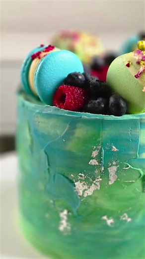 Macarons may be my signature… but cakes have my heart too 💚 I honestly enjoy creating cakes just as much as my macarons and other bakes. Textures, colours, flavours, details — this one was pure joy to make ✨ Which team are you… 🍰 or 🍬? Macarons may be my signature… but cakes have my heart too 💚 I honestly enjoy creating cakes just as much as my macarons and other bakes. Textures, colours, flavours, details — this one was pure joy to make ✨ Which team are you… 🍰 or 🍬? #fyp #foryoupage #fory