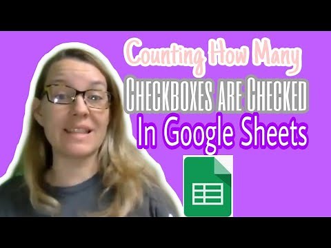 Counting how many checkboxes are checked in Google Sheets
