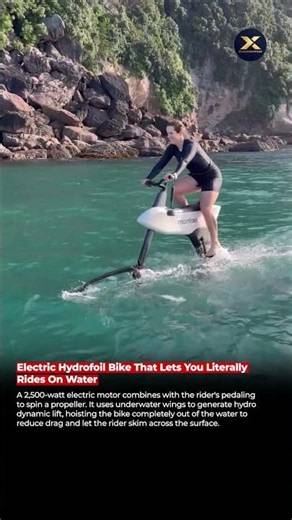 This Electric Bike Actually Flies on Water