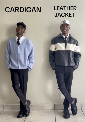 Men's Fashion Comparison: Leather Jacket vs Cardigan