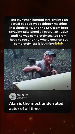 They Drenched Alan Tudyk In Fake Blood & Called It Perfect 😂🎬 #shorts #trend #alantudyk