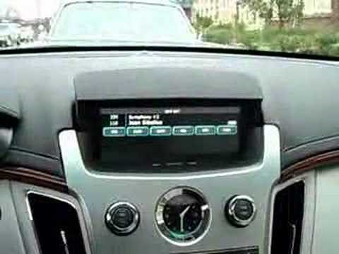 2008 Cadillac CTS Nav Screen Operation