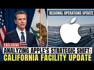The Future of Apple in California: Massive Production Changes Explained.