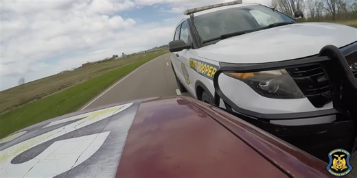 Missouri State Highway Patrol troopers take PIT training course with the help of the Oklahoma Highway Patrol