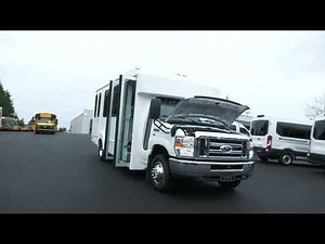 2015 Ford Goshen 10 Passenger + 2 Wheelchair ADA Shuttle Bus - S19859