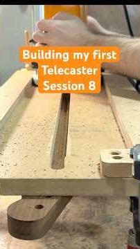 Building My First Telecaster - Truss Rod & First Frets (Session 8)