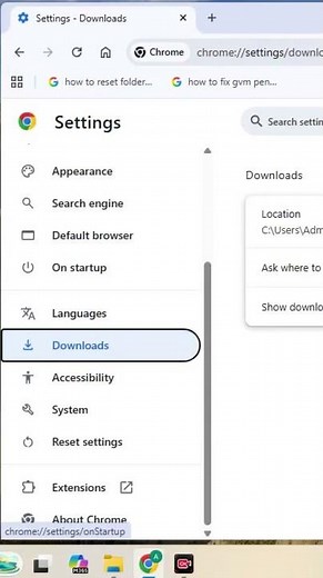 How to Change Chrome Download Folder in Windows 11 | #chrome