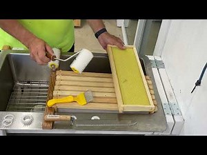 DIY Honey Frame Uncapping Roller