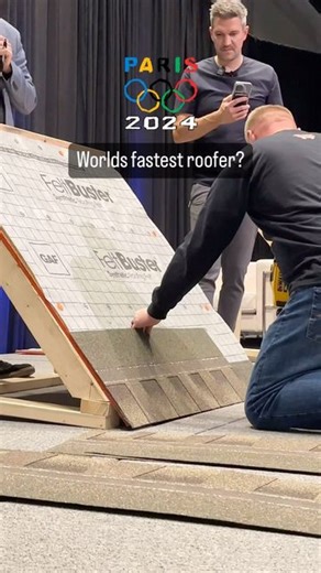 American Contractor on Instagram: "The world’s fastest roofer???"