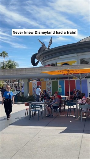 Since when did Disneyland get a train! Wow!