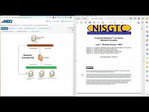 Getting Started CompTIA Net+Lab Lab 7: Remote Access - RDP