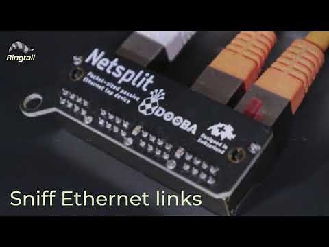 Netsplit - pocket-sized passive Ethernet tap