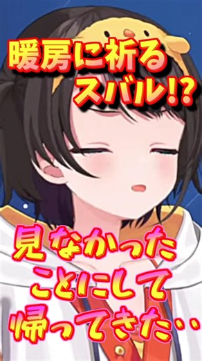【ホロライブ切り抜き】暖房に祈るスバル!?部屋びしょ濡れ「とりあえず見なかったことにした」【ホロライブ/大空スバル】