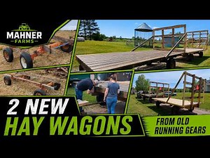 Building Two Hay Wagons for Small Square Bales