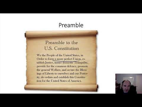 PSC 101 Structure of the U.S. Constitution Part 1: Preamble