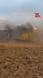 Vidéo. Dans le Lot-et-Garonne, une course de… moissonneuse-batteuse