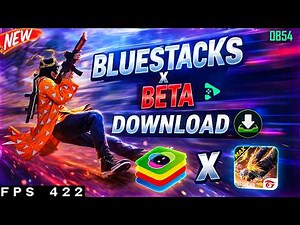 FREE FIRE BETA OB54 APK DOWNLOAD X BLUESTACKS ⚡ 240+ FPS + FF BETA BEST SETTINGS 2026