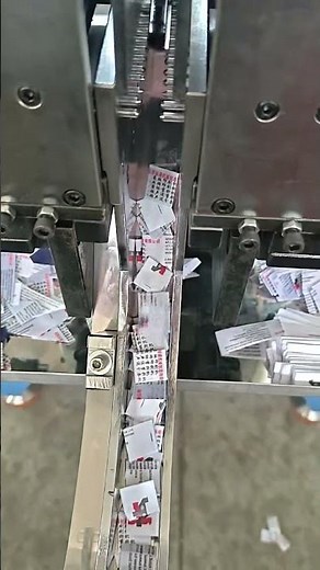 YS-3000 multi function high performance automatic clothing label cutting and folding machine 2cm end