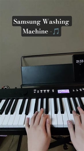 Samsung Washing Machine Chime - Redone #samsungwashingmachine #samsung #pianocover #memes