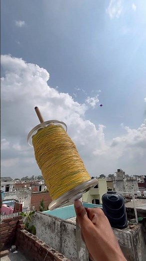 Kite flying auto pilot mode on 😅🪁✅ #kite