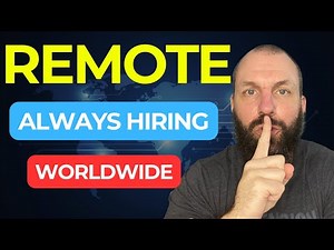 5 Best Entry Level REMOTE JOBS Always Hiring 2024 No Experience!
