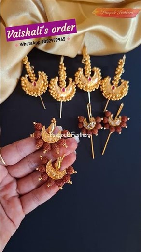 Signature Earpins by Peaqock Feathers | for orders WhatsApp 9082979965 | #shorts