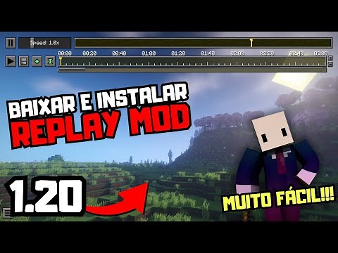 How to Download and Install REPLAY MOD for Minecraft JAVA 1.20 | UPDATED TUTORIAL!!!