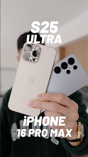 Samsung S25 Ultra VS iPhone 16 Pro Max VIDEO Comparison