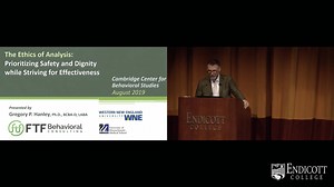 Gregory Hanley – The Ethics of Analysis: Prioritizing Safety and Dignity while Striving for Effectiveness Preview
