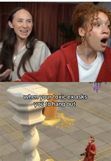 Nezz got a soft spot for Santa 😭🤣🤣 @nezz @franny_arrieta @The Sims #frezza #twitch #clips #sims #bestfriend