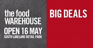 A new Food Warehouse store is opening near you! Our extra wide aisles and open plan layout, makes it so easy to shop. We're packed full of Big Deals, Big Choice & Big Packs on all your favourite brands. Come and see for yourself on opening day, Tuesday 16th May. 😍 | Food Warehouse