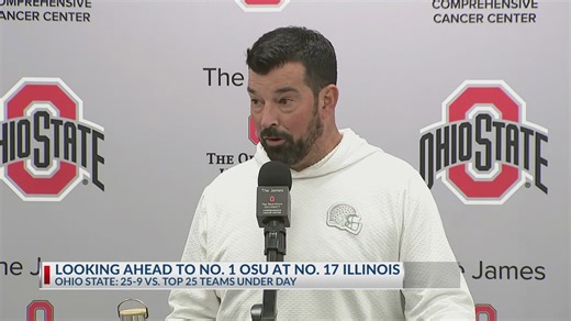 OSU's Ryan Day looks ahead to road matchup at No. 17 Illinois