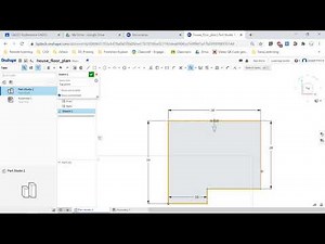 OnShape; House Project floor plan p1