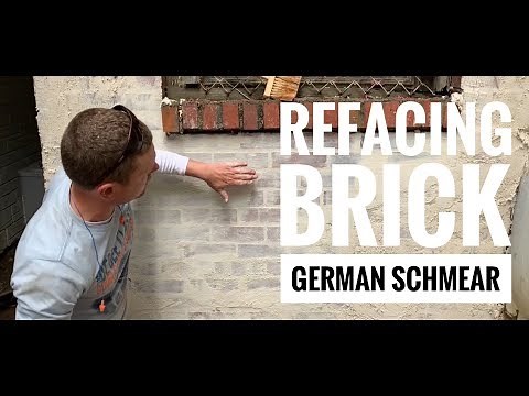How to repair old brick using the German Smear or Schmear