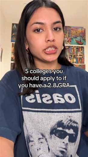 fatimah on Instagram: "👀 FIVE colleges you should APPLY to with a 2.8 GPA! #college #highschool #hs #collegeadmissions #ivyleague"