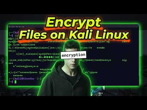 How to Encrypt and Decrypt Files using Kali Linux (Data Protection Tutorial)