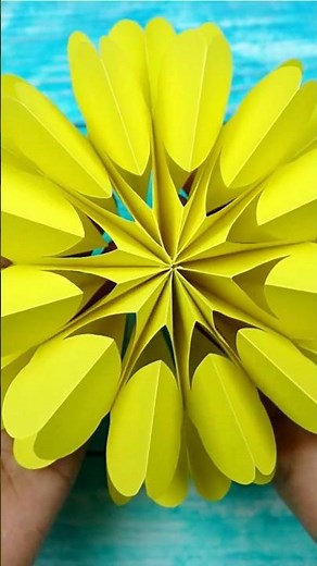 3D Paper Snowflake ❄️Easy Paper Crafts For Christmas🎄