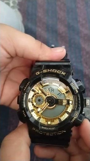 how to set time day daten in G shock watch Casio WR 20 BAR