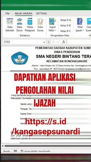 Pengolahan Nilai Ijazah SD,SMP,SMA #gurukreatif #ijazah2026 #kurikulummerdeka #nilaiijazah