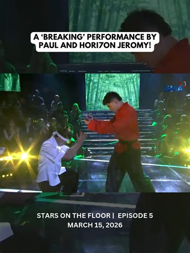 #StarsOnTheFloor #Highlights: 'Yin and Yang' duo Paul at HORI7ON Jeromy, nag-karate sa kanilang breaking performance! 🥷🥋 Stars on the Floor | Sundays, 7:15 PM on GMA. #SOTFPasabog Visit gmanetwork.com/StarsOnTheFloor for more content! 🌟 #PaulSalas #HORI7ON_JEROMY - Watch the full episodes of your favorite GMA shows on the new GMA Play app. Download now on Google Play and App Store. Also available on GMANetwork.com/GMAPlay and Android TVs!